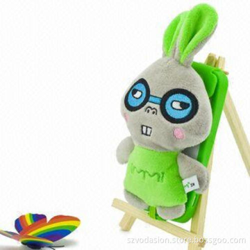 High quality soft plush case for iPhone 5 with silicon cover